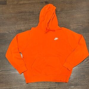 Nike Men's Medium Bright Orange Hoodie